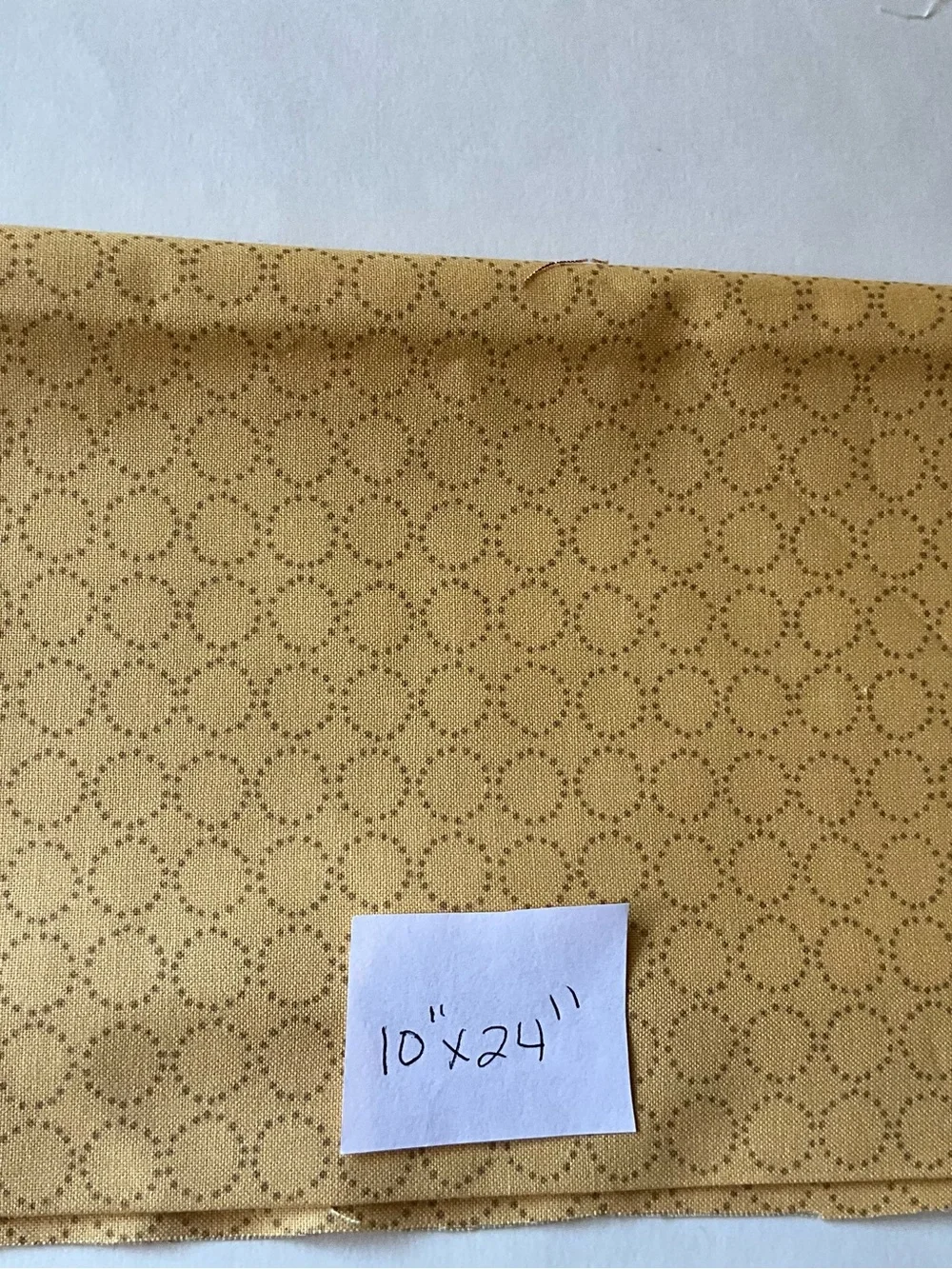 Quilting Sewing Crafts Fabric Lot Moda Pattern#31588 Yellow Brown Tan Cotton - Picture 6 of 8